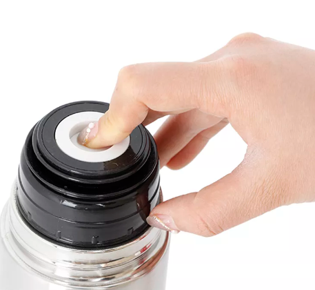 Термос vacuum flask из нержавеющей стали с двойными стенками 1 л