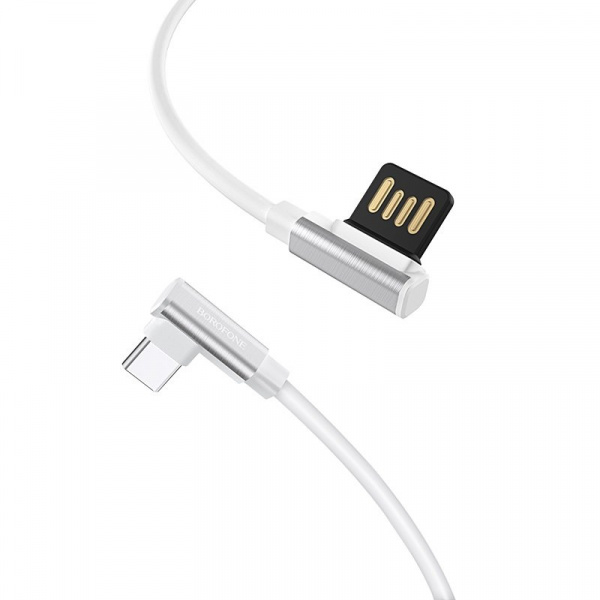 Кабель Borofone BU5, USB - USB Type-C, 1.2 м, белый