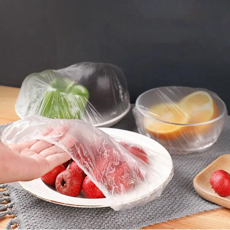 Крышки чехлы для хранения продуктов 100 шт