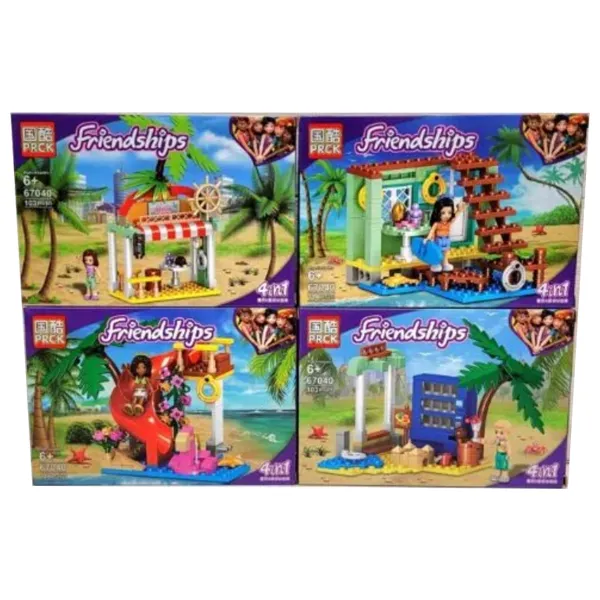 Конструктор PRCK Friendships 67040 Подружки на пляже набор из 8 шт.