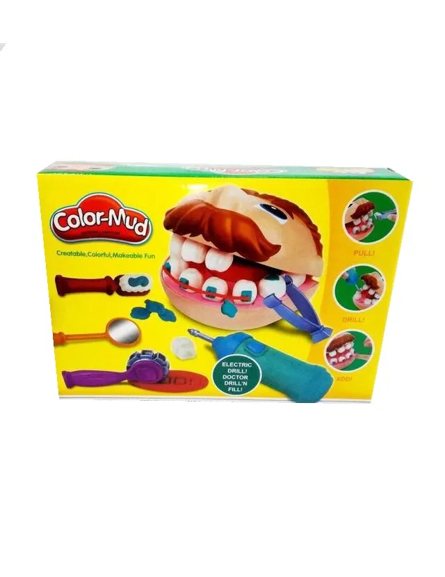 Мистер Зубастик игровой набор с пластилином Color Mud