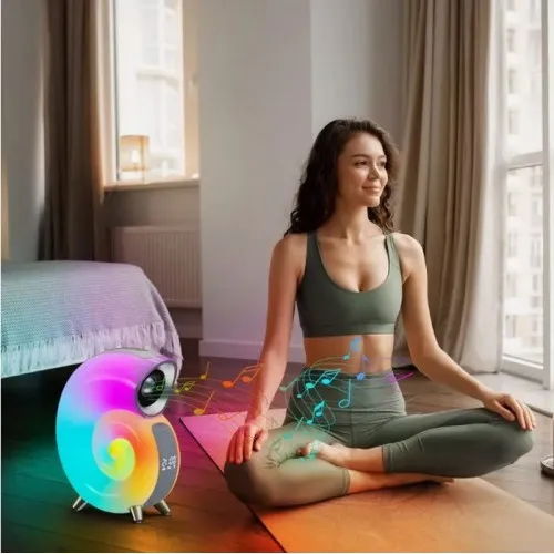Светильник  Bluetooth колонка Ракушка