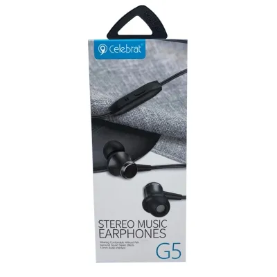 Наушники-вкладыши Celebrat G5 Black
