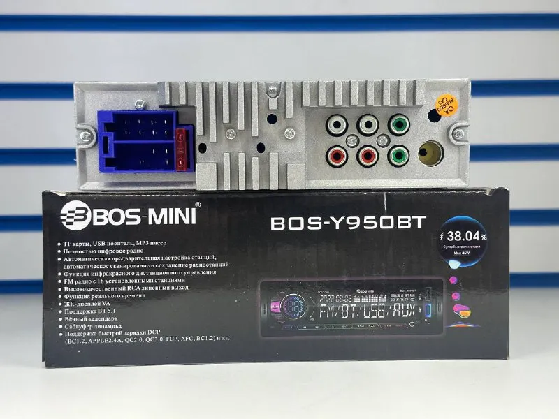Автомагнитола BOS-MINI BOS-Y950BT (12V-24V)