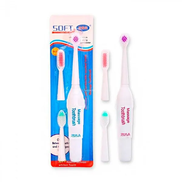 Электрическая зубная щетка soft massage toothbrush
