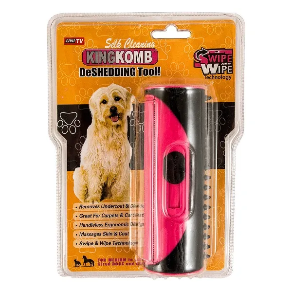 Щетка расческа для собаки king komb deshedding tool