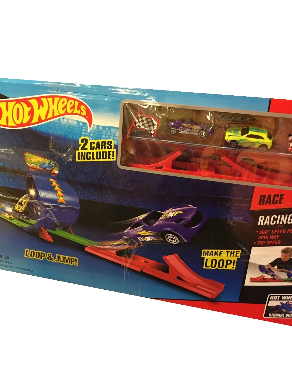 Hot wheels Track с трамплином